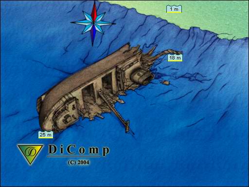 Merülőhely térképe