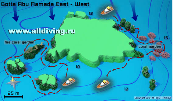 Merülőhely térképe