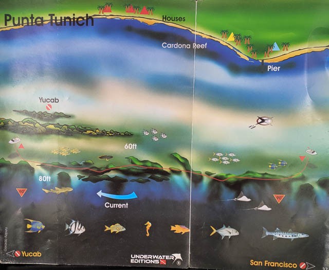 Merülőhely térképe