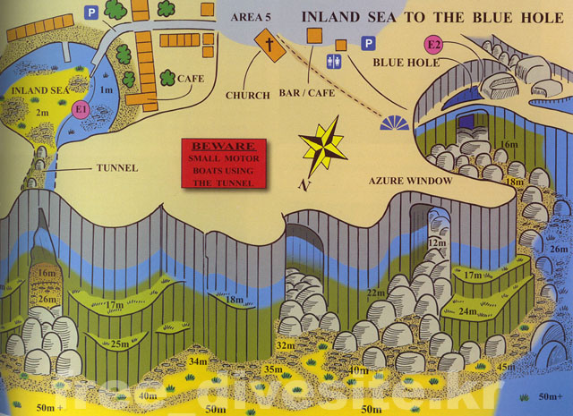 Merülőhely térképe