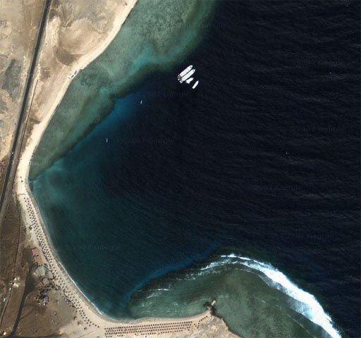 Merülőhely térképe