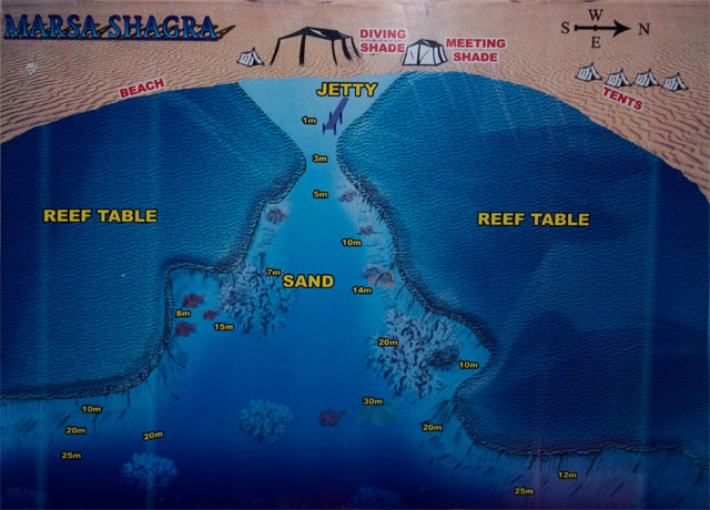 Merülőhely térképe