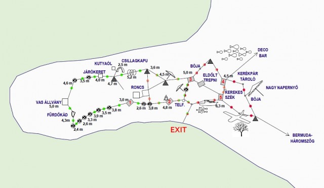 Merülőhely térképe