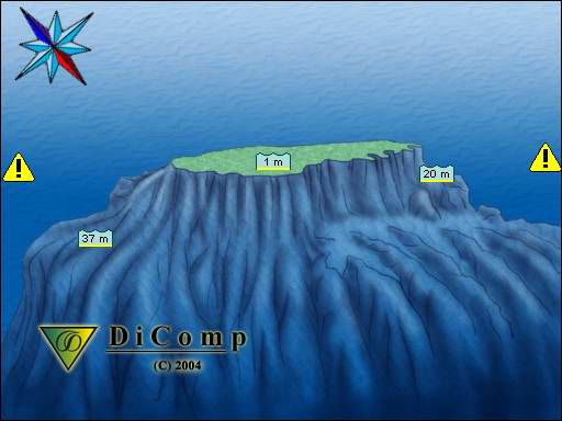 Merülőhely térképe