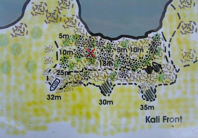 Merülőhely térképe