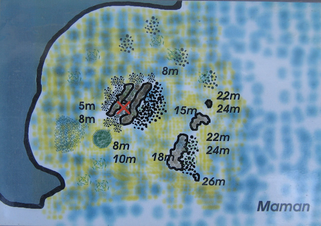 Merülőhely térképe