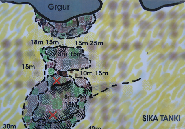 Merülőhely térképe