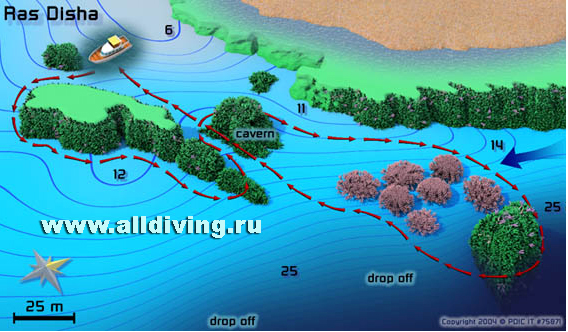 Merülőhely térképe