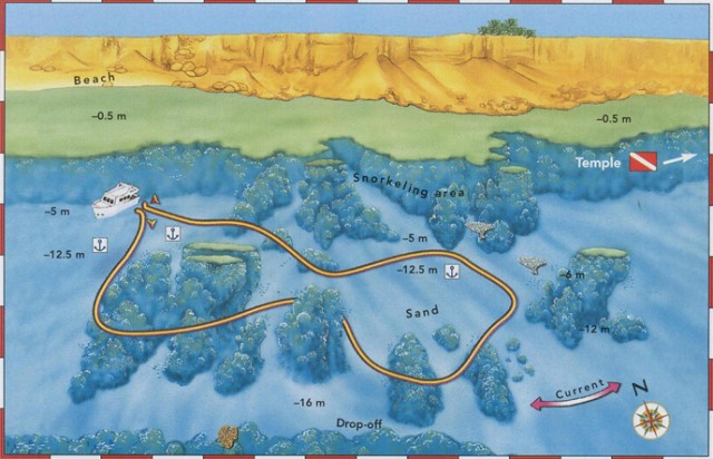 Merülőhely térképe