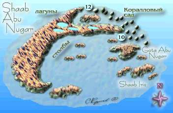 Merülőhely térképe