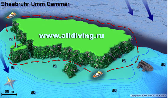 Merülőhely térképe