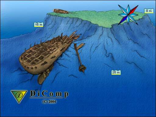 Merülőhely térképe