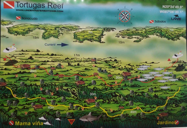 Merülőhely térképe