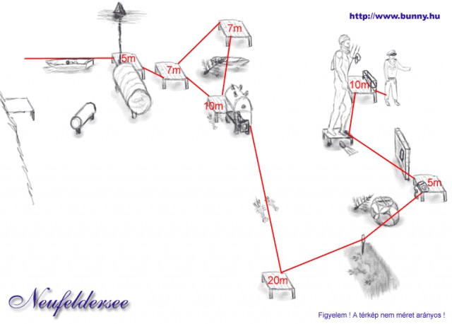 Merülőhely térképe