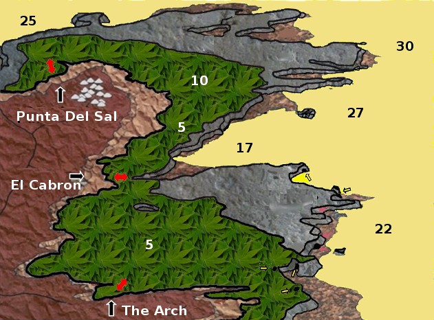 Merülőhely térképe