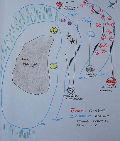 Merülőhely térképe