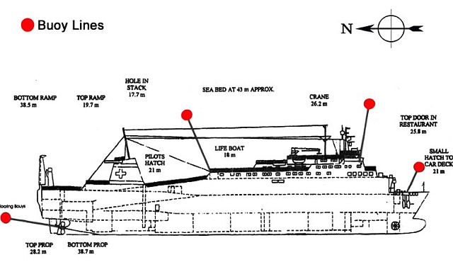 Merülőhely térképe