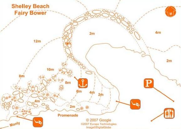 Merülőhely térképe