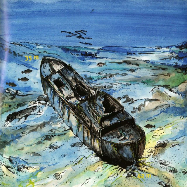 Merülőhely térképe