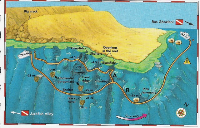 Merülőhely térképe