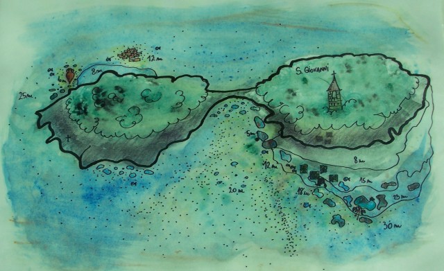 Merülőhely térképe