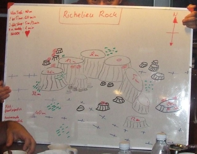 Merülőhely térképe