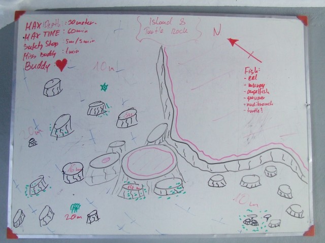 Merülőhely térképe