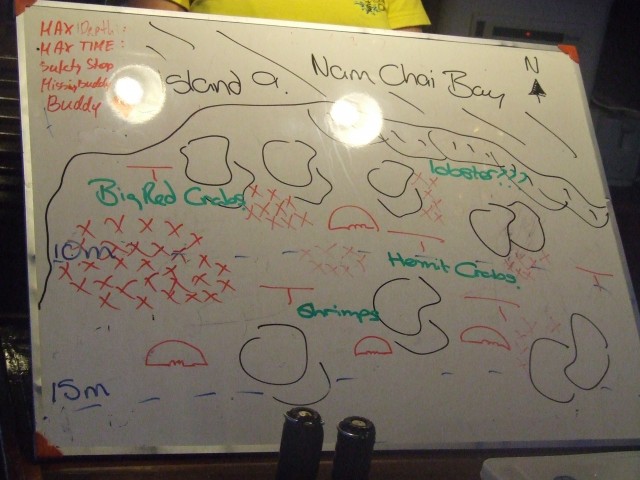 Merülőhely térképe