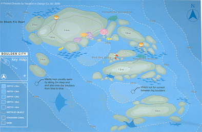 Merülőhely térképe