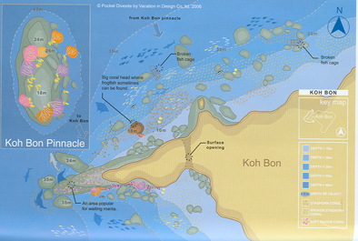 Merülőhely térképe