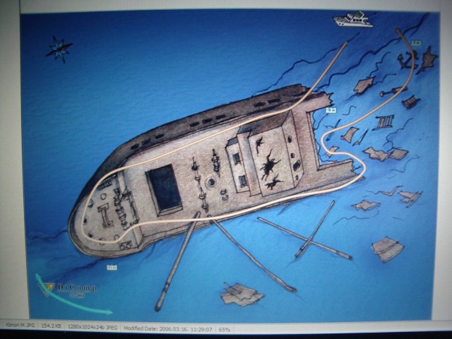 Merülőhely térképe