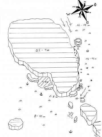 Merülőhely térképe