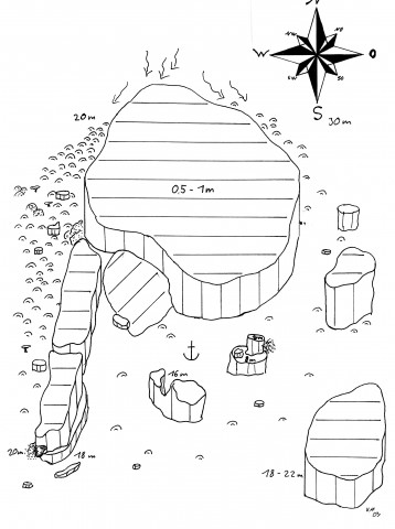 Merülőhely térképe