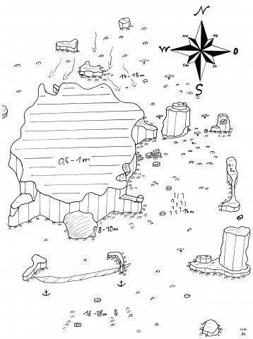 Merülőhely térképe