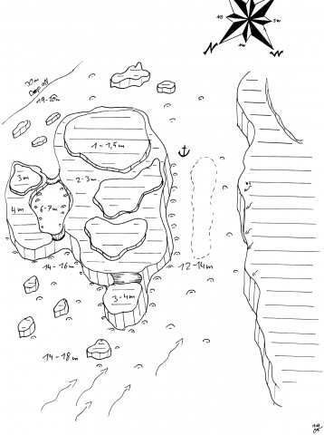 Merülőhely térképe