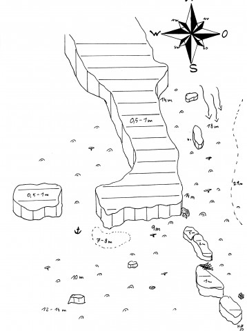 Merülőhely térképe