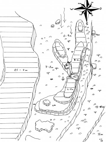 Merülőhely térképe