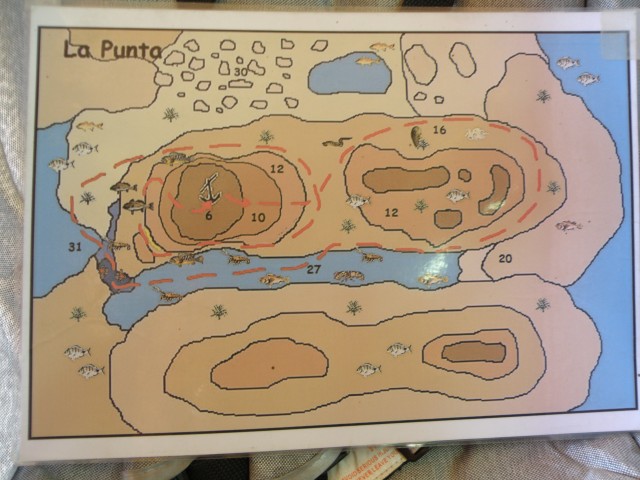 Merülőhely térképe