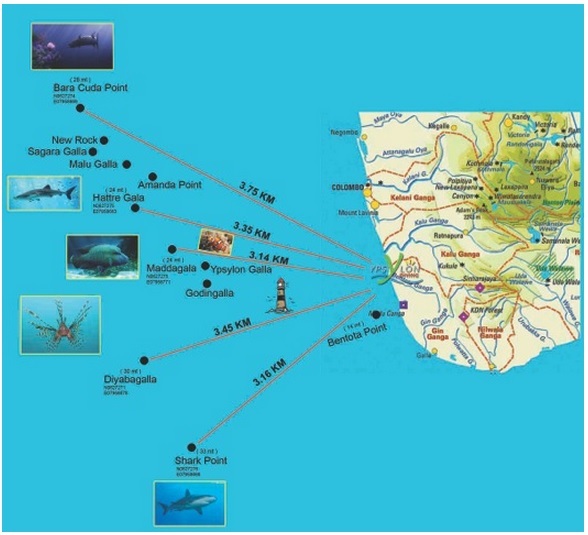 Merülőhely térképe