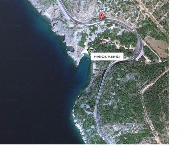 Merülőhely térképe