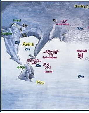 Merülőhely térképe