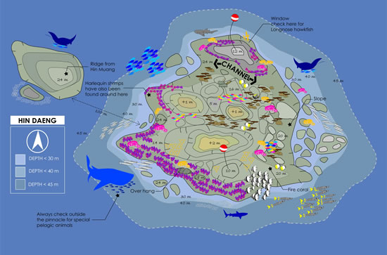 Merülőhely térképe