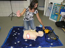 Automata defibrillátor bemutatása