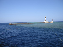 Daedalus világítótoronnyal