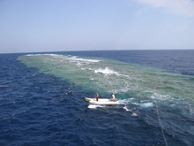 Elphinestone a  víz alatt van