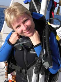 Mélykuti Ilona búvár